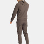 Mocha Brown Hooded Tech Vest - Stylish & Functional Layering Homme8 Trainingspak