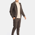 Mocha Brown Hooded Tech Vest - Stylish & Functional Layering Homme8 Trainingspak