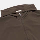 Mocha Brown Hooded Tech Vest - Stylish & Functional Layering Homme8 Trainingspak