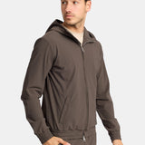 Mocha Brown Hooded Tech Vest - Stylish & Functional Layering Homme8 Trainingspak