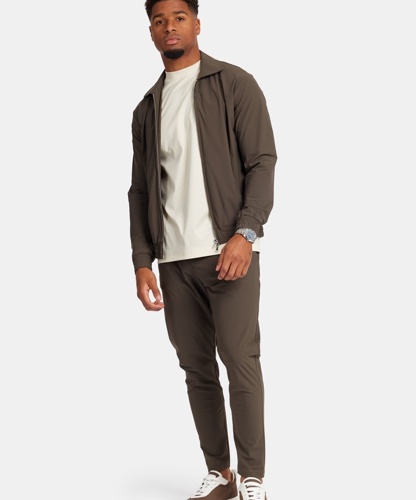 Mocha Brown Tech Suit - Stylish, Versatile, & Performance-Driven Homme8 Trainingspak