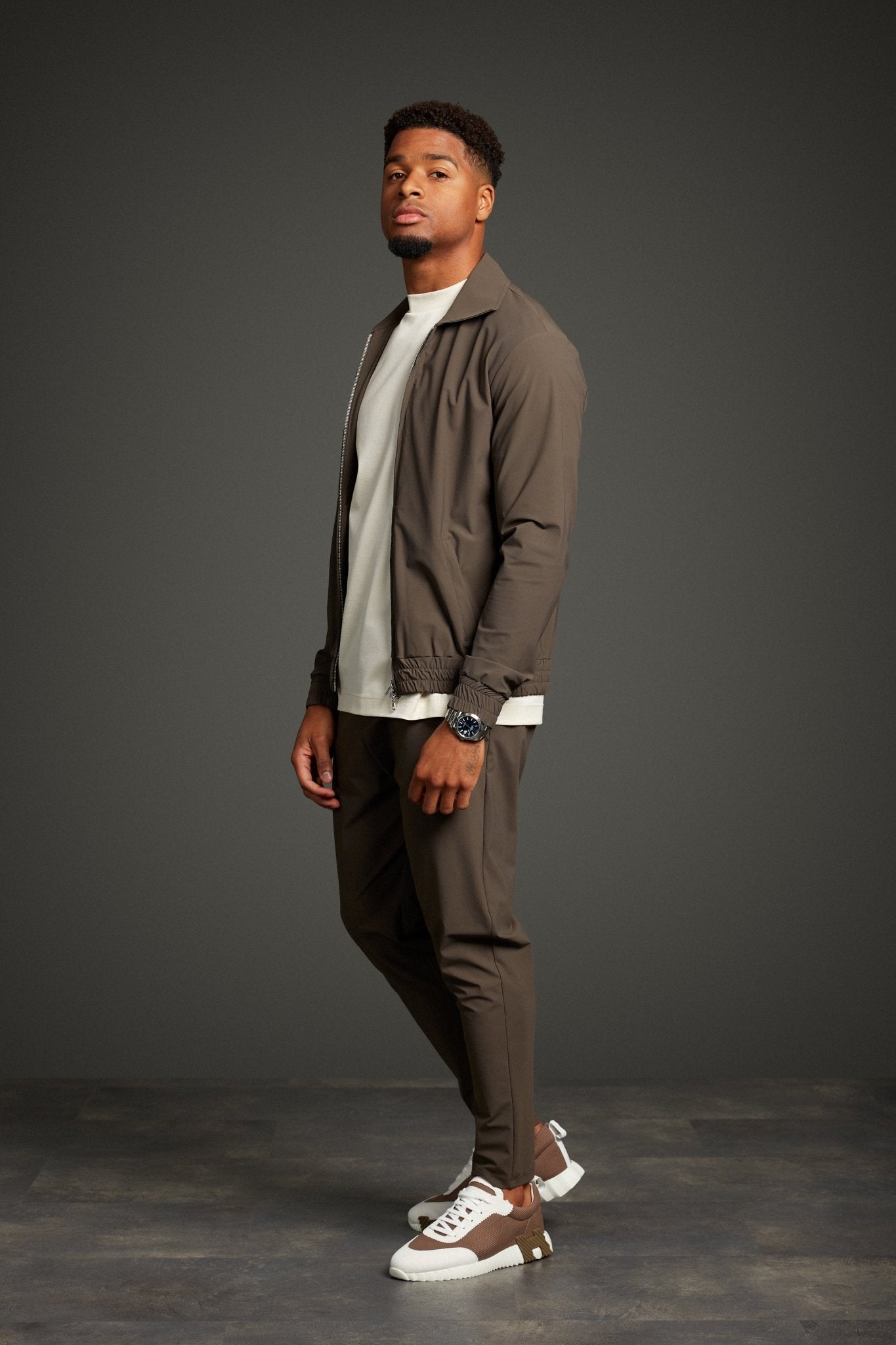 Mocha Brown Tech Suit - Stylish, Versatile, & Performance-Driven Homme8 Trainingspak