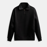Old Money Casual Quarter Zip Hoodie - Timeless Style & Comfort Homme8 