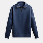Old Money Casual Quarter Zip Hoodie - Timeless Style & Comfort Homme8 