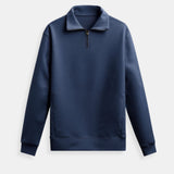 Old Money Casual Quarter Zip Hoodie - Timeless Style & Comfort Homme8 