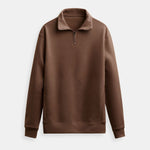 Old Money Casual Quarter Zip Hoodie - Timeless Style & Comfort Homme8 