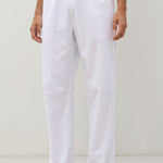 Old Money Cotton-Linen Drawstring Pants: Classic Comfort & Style Homme8 