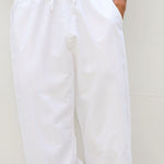 Old Money Cotton-Linen Drawstring Pants: Classic Comfort & Style Homme8 