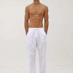 Old Money Cotton-Linen Drawstring Pants: Classic Comfort & Style Homme8 