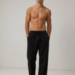 Old Money Cotton-Linen Drawstring Pants: Classic Comfort & Style Homme8 