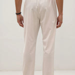 Old Money Cotton-Linen Drawstring Pants: Classic Comfort & Style Homme8 