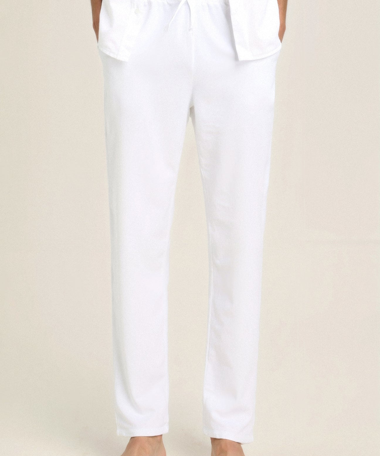 Old Money Lightweight Cotton Linen Beach Pants for Effortless Elegance Homme8 