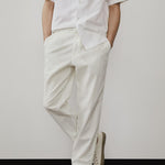 Old Money Linen Classic Pants - Timeless Elegance & Comfort Homme8 