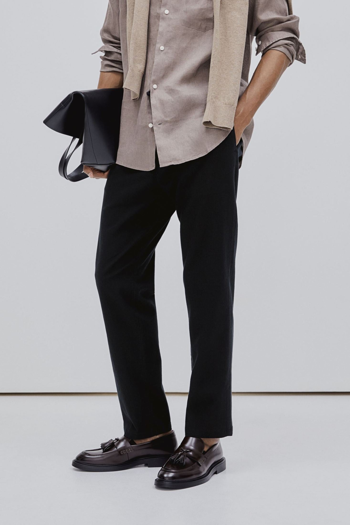 Old Money Linen Classic Pants - Timeless Elegance & Comfort Homme8 