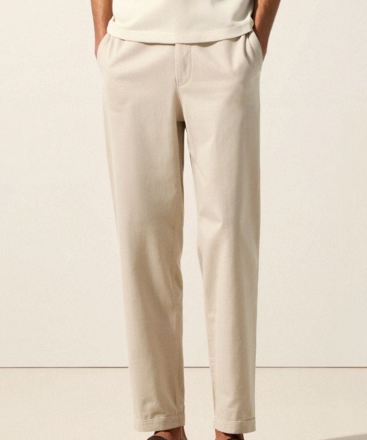 Old Money Regular Fit Linen Pants - Effortless Style & Comfort Homme8 