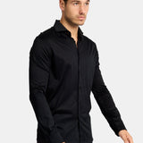 Onyx Black Formal Shirt - Elegant Fit for Every Occasion Homme8 Overhemden