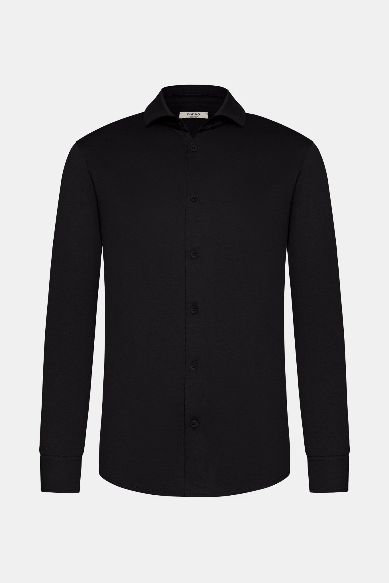 Onyx Black Formal Shirt - Elegant Fit for Every Occasion Homme8 Overhemden