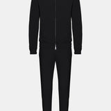 Onyx Black Hooded Tech Suit - Ultimate Comfort & Style Homme8 Trainingspak