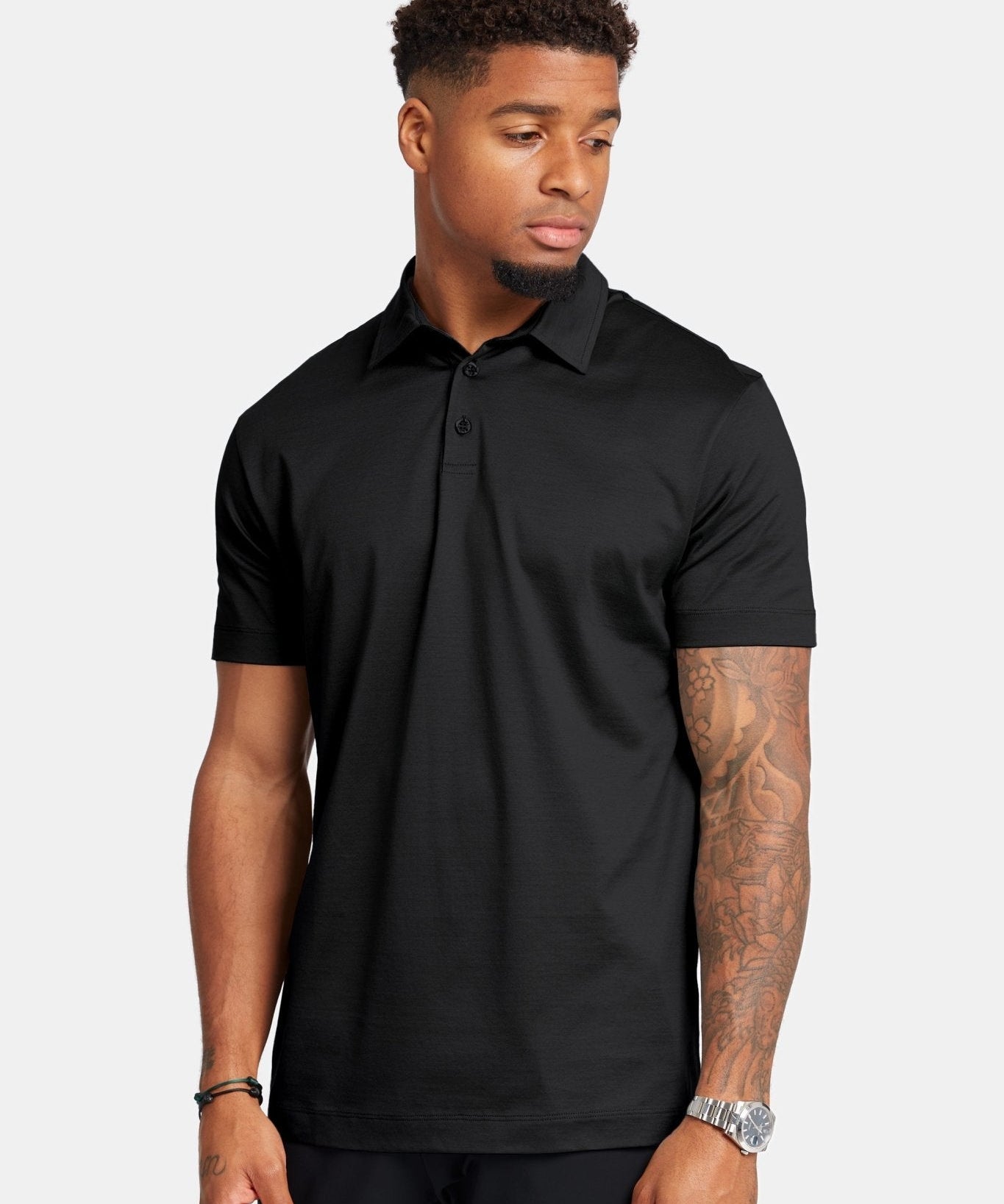Onyx Black Polo Shirt - Stylish Comfort & Versatile Fit Homme8 Polo's
