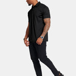 Onyx Black Polo Shirt - Stylish Comfort & Versatile Fit Homme8 Polo's