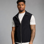 Onyx Black Tech Gilet - Stylish, Versatile & Performance-Driven Homme8 Gilet
