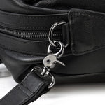 Premium Black Leather Holdall Bag NASHVILLE - Stylish & Durable Homme8 leather duffle bag