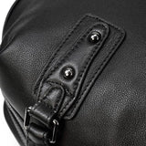 Premium Black Leather Holdall Bag NASHVILLE - Stylish & Durable Homme8 leather duffle bag