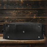 Premium Black Leather Holdall Bag NASHVILLE - Stylish & Durable Homme8 leather duffle bag