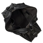 Premium Black Leather Holdall Bag NASHVILLE - Stylish & Durable Homme8 leather duffle bag