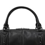 Premium Black Leather Holdall Bag NASHVILLE - Stylish & Durable Homme8 leather duffle bag