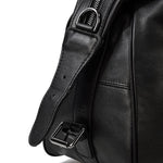 Premium Black Leather Holdall Bag NASHVILLE - Stylish & Durable Homme8 leather duffle bag