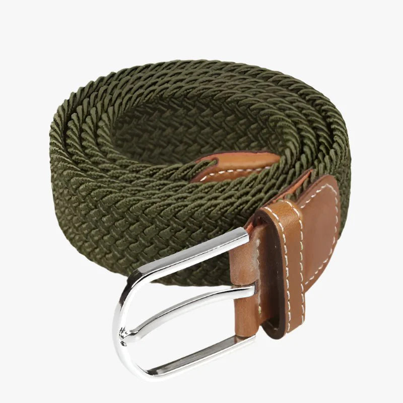 Premium Braided Belt for Stylish Comfort & Durability Homme8 