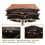 Premium Brown Leather Shoulder Bag | Stylish & Durable COLMAR Homme8 leather shoulder bag