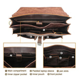 Premium Brown Leather Shoulder Bag | Stylish & Durable COLMAR Homme8 leather shoulder bag
