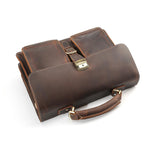 Premium Brown Leather Shoulder Bag | Stylish & Durable COLMAR Homme8 leather shoulder bag