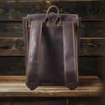 Premium Business Leather Backpack HOUSTON - Stylish & Functional Homme8 leather backpack