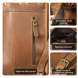 Premium Business Leather Backpack HOUSTON - Stylish & Functional