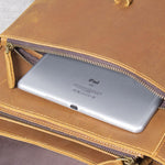 Premium Business Leather Backpack HOUSTON - Stylish & Functional Homme8 leather backpack