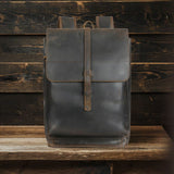 Premium Business Leather Backpack HOUSTON - Stylish & Functional Homme8 leather backpack
