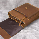 Premium Business Leather Backpack HOUSTON - Stylish & Functional Homme8 leather backpack