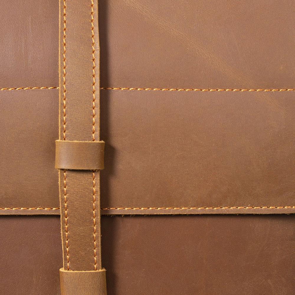 Premium Business Leather Backpack HOUSTON - Stylish & Functional Homme8 leather backpack