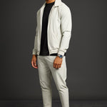 Premium Cloud Grey Tech Suit - Stylish, Versatile & Comfortable Homme8 Trainingspak