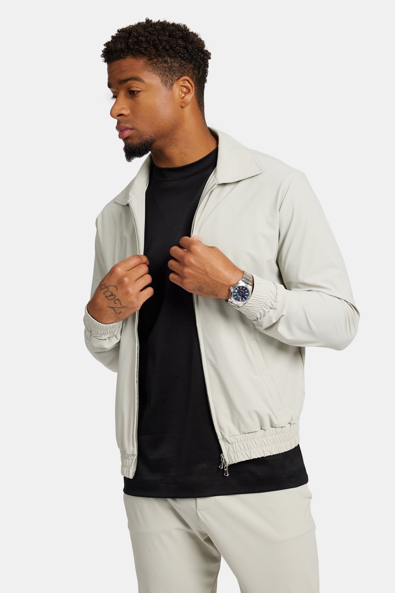 Premium Cloud Grey Tech Suit - Stylish, Versatile & Comfortable Homme8 Trainingspak
