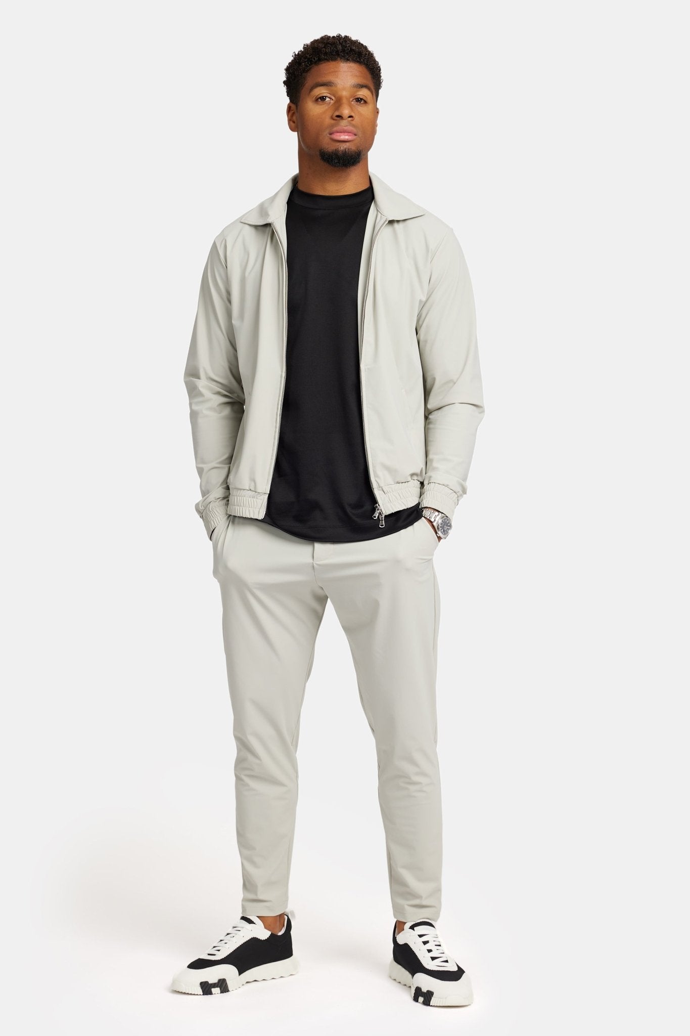 Premium Cloud Grey Tech Suit - Stylish, Versatile & Comfortable Homme8 Trainingspak
