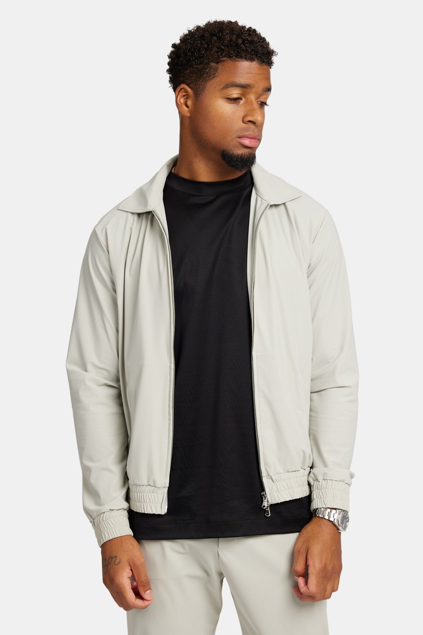 Premium Cloud Grey Tech Suit - Stylish, Versatile & Comfortable Homme8 Trainingspak