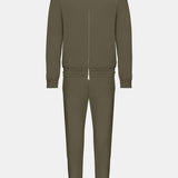 Premium Dark Green Tech Suit - Stylish, Eco-Friendly Performance Homme8 Trainingspak