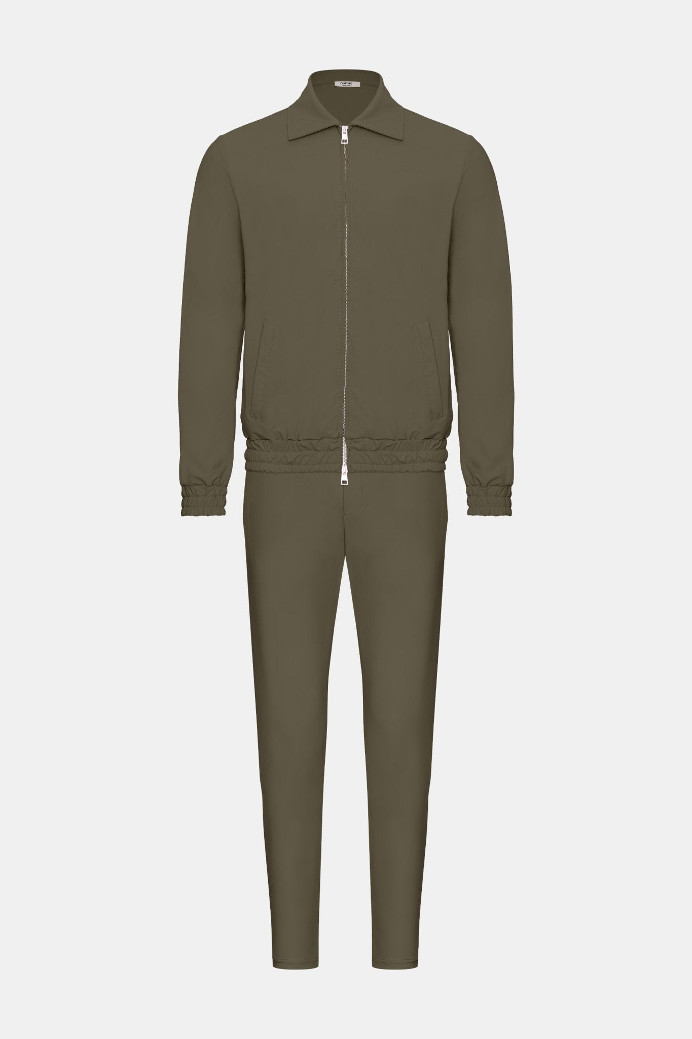 Premium Dark Green Tech Suit - Stylish, Eco-Friendly Performance Homme8 Trainingspak