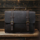 Premium Leather Courier Bag | NAMUR - Stylish & Durable Homme8 leather shoulder bag
