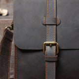 Premium Leather Courier Bag | NAMUR - Stylish & Durable Homme8 leather shoulder bag