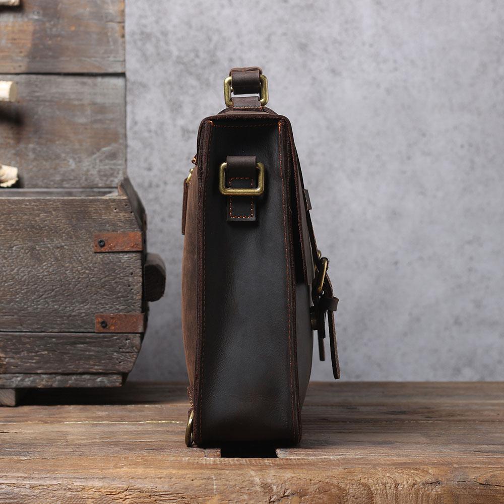 Premium Leather Courier Bag | NAMUR - Stylish & Durable Homme8 leather shoulder bag
